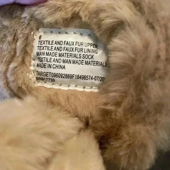 Betsy Faux Fur Boots - A New Day Tan size 6 - Picture 6 of 6